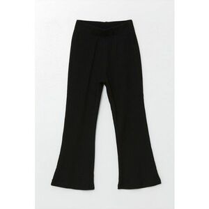 Pantaloni din amestec de bumbac cu croiala ampla imagine