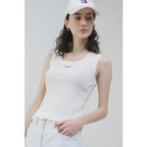 Top slim fit cu detaliu logo imagine