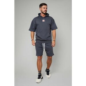 Trening cu maneci scurte si buzunar kangaroo Malibu imagine