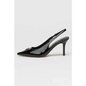 Pantofi slingback cu toc stiletto si aspect lacuit imagine