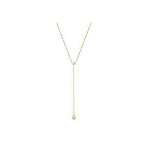 Colier drop placati cu aur de 14k imagine