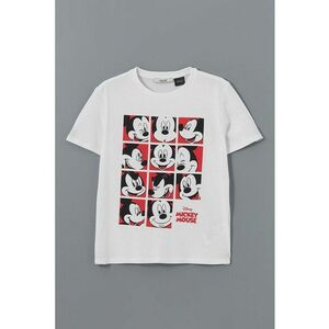 Tricou din bumbac cu imprimeu cu Mickey Mouse imagine