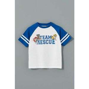 Tricou cu imprimeu si maneci raglan imagine