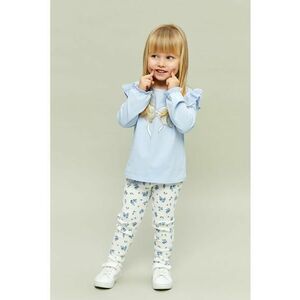 Set de bluza si pantaloni cu imprimeu - 2 piese imagine