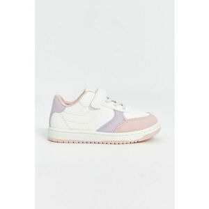 Pantofi sport cu velcro si model colorblock imagine