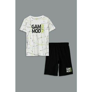 Set de tricou si pantaloni scurti din bumbac - 2 perechi imagine