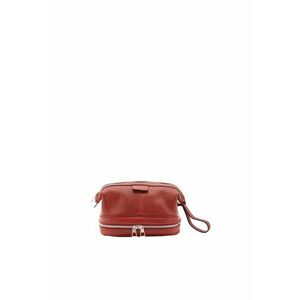 Geanta unisex de piele cu maner si aspect texturat imagine