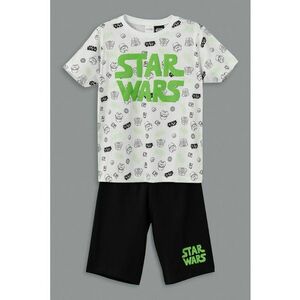 Set de tricou de bumbac si pantaloni scurti - 2 piese imagine
