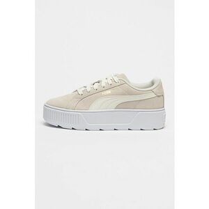Pantofi sport flatform din piele intoarsa cu insertii din piele ecologica Karmen imagine