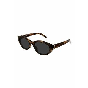 Ochelari de soare cat-eye cu animal print si logo imagine