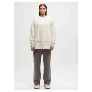 ORGANIC COTTON RELAXED SWEATSHIRT OFF WHITE XS / Off white imagine