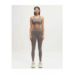 Colanti pentru fitness cu talie inalta - fara cusaturi - Maro Taupe imagine