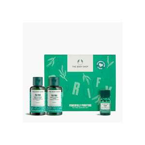 Set cadou Tea Tree - gel de curatare 60ml - lotiune tonica 60ml - ulei din arbore de ceai 10ml - multime imagine