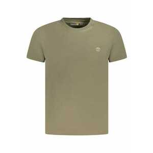 Tricou barbati - cu logo brodat - Slim fit - Verde inchis imagine