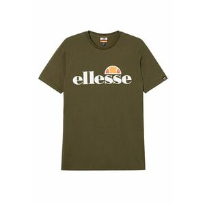 Tricou cu decolteu la baza gatului si imprimeu logo Prado imagine