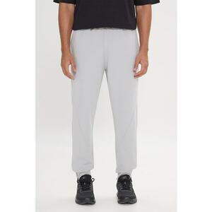 Pantaloni de trening cu snur de ajustare si croiala conica imagine