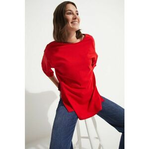 Tricou lejer cu slit lateral imagine