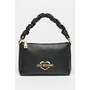 Geanta crossbody cu fermoar si logo imagine