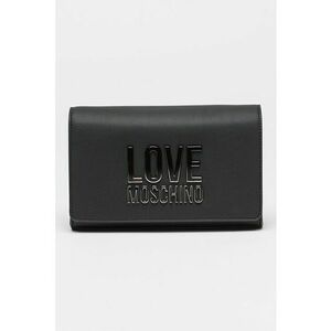 Geanta crossbody de piele ecologica cu aplicatie logo imagine