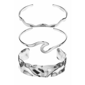 Set de bratari din otel inoxidabil Wavelle - 3 piese imagine