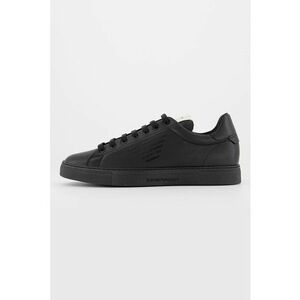 Pantofi sport de piele cu imprimeu logo imagine