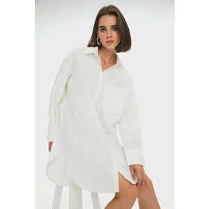 Rochie camasa cu buzunare pe piept imagine