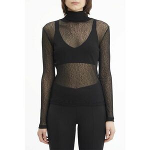 Bluza slim fit semitransparenta imagine