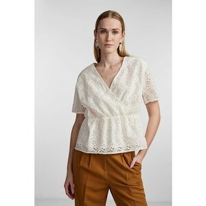 Tricou din bumbac organic si dantela englezeasca imagine