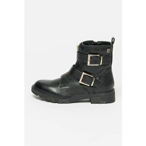 Ghete de piele ecologica cu catarame decorative imagine