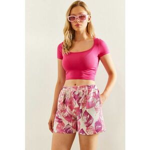 Pantaloni scurti din amestec de in imagine