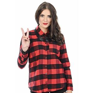 Camasa regular fit de bumbac cu buzunar aplicat imagine