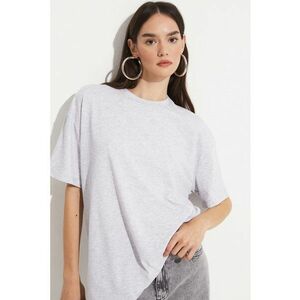 Tricou supradimensionat cu maneci cazute imagine