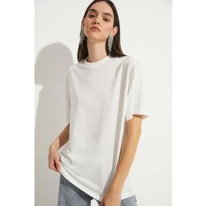 Tricou supradimensionat cu maneci cazute imagine