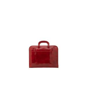 Geanta office de piele cu fermoar imagine