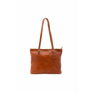 Geanta shopper de piele cu bretele ajustabile imagine