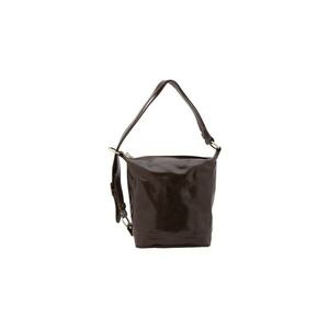 Geanta bucket uni de piele cu bareta ajustabila imagine