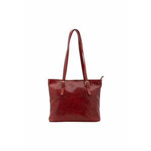 Geanta shopper de piele cu bretele ajustabile imagine