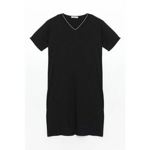 Rochie midi cu decolteu in V imagine