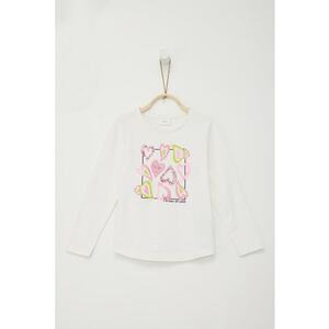 Bluza de bumbac cu model inimi imagine