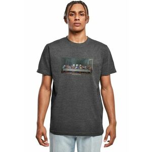 Tricou cu decolteu la baza gatului si design grafic imagine