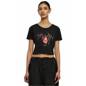 Tricou crop unisex cu imprimeu grafic imagine