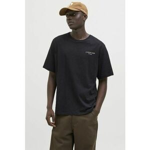 Tricou de bumbac cu imprimeu grafic pe spate imagine