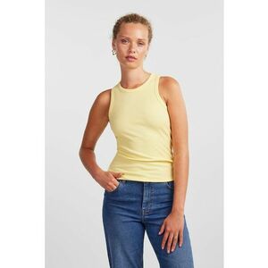 Top slim fit din amestec de bumbac organic imagine