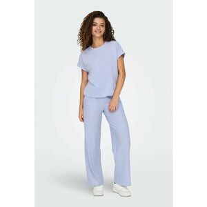 Tricou cu decolteu la baza gatului si model in dungi imagine
