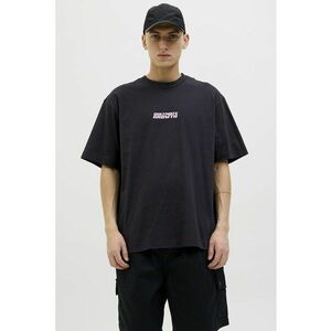 Tricou din bumbac cu decolteu la baza gatului imagine