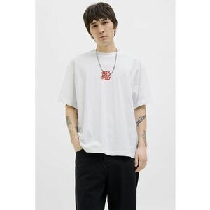 Tricou din bumbac cu decolteu la baza gatului imagine