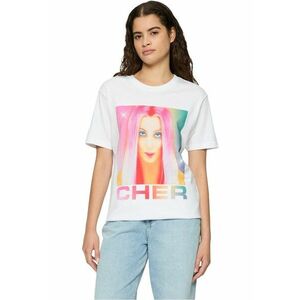 Tricou cu imprimeu si maneci cazute imagine