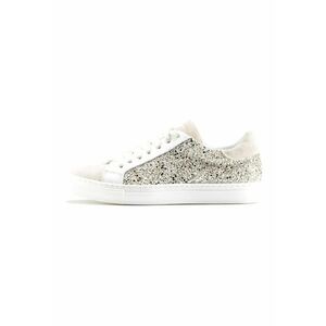 Pantofi sport din piele intoarsa cu aspect stralucitor imagine