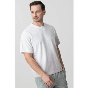 Tricou de bumbac cu imprimeu decolorat imagine
