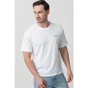 Tricou de bumbac cu imprimeu grafic pe spate imagine
